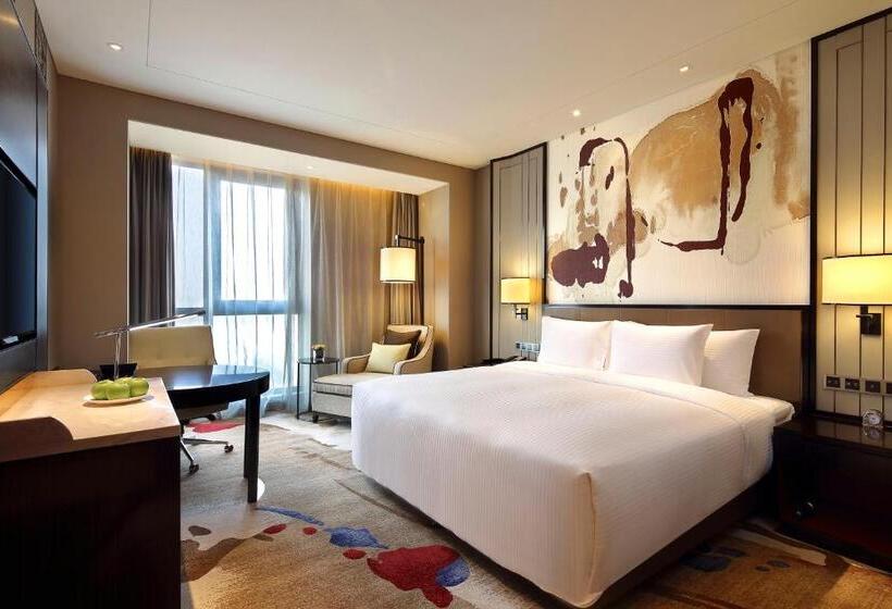 스탠다드 룸 킹사이즈 침대, Anyang Wanda Realm