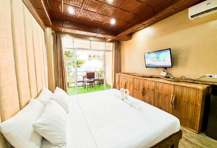 스탠다드 4인용 룸 바다전망, Kaiyana Boracay Beach Resort