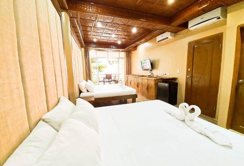 스탠다드 4인용 룸 바다전망, Kaiyana Boracay Beach Resort