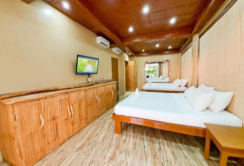 스탠다드 4인용 룸 바다전망, Kaiyana Boracay Beach Resort