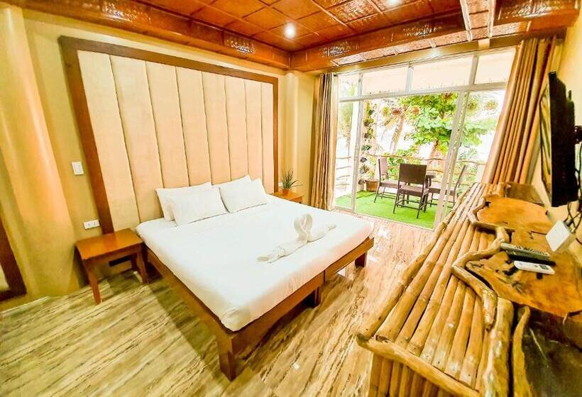 스탠다드 4인용 룸 바다전망, Kaiyana Boracay Beach Resort