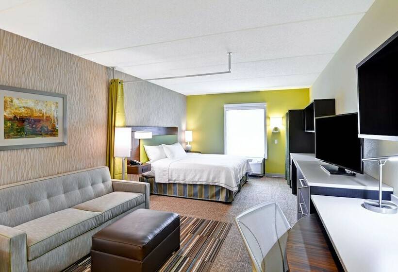 스탠다드 스튜디오 더블 침대, Home2 Suites By Hilton Dickson City Scranton