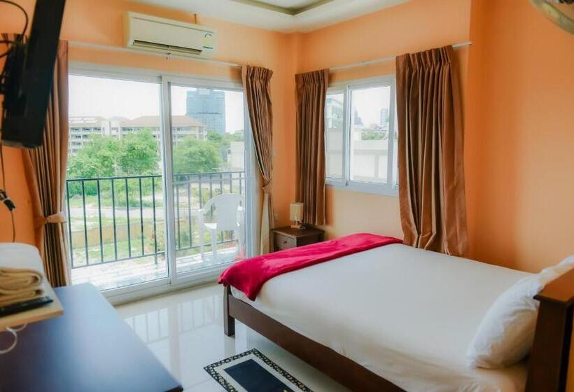 침실 1개 테라스 아파트, Patamnak Beach Guesthouse