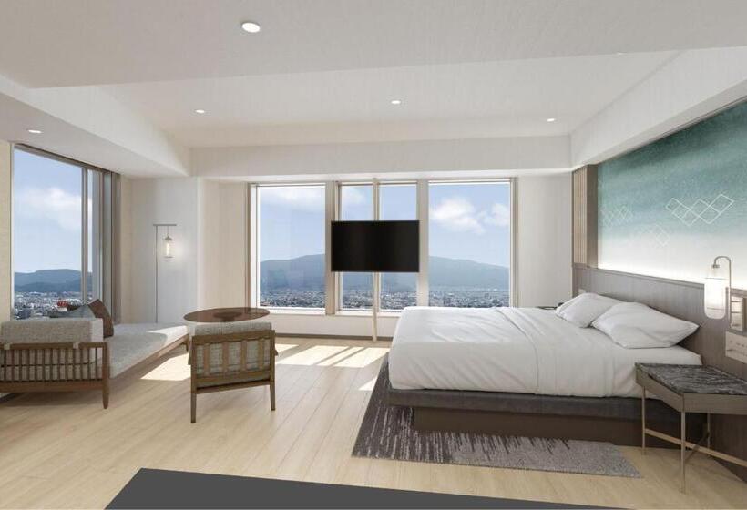 חדר דחוקס עם מיטת קינג, Courtyard By Marriott Fukui