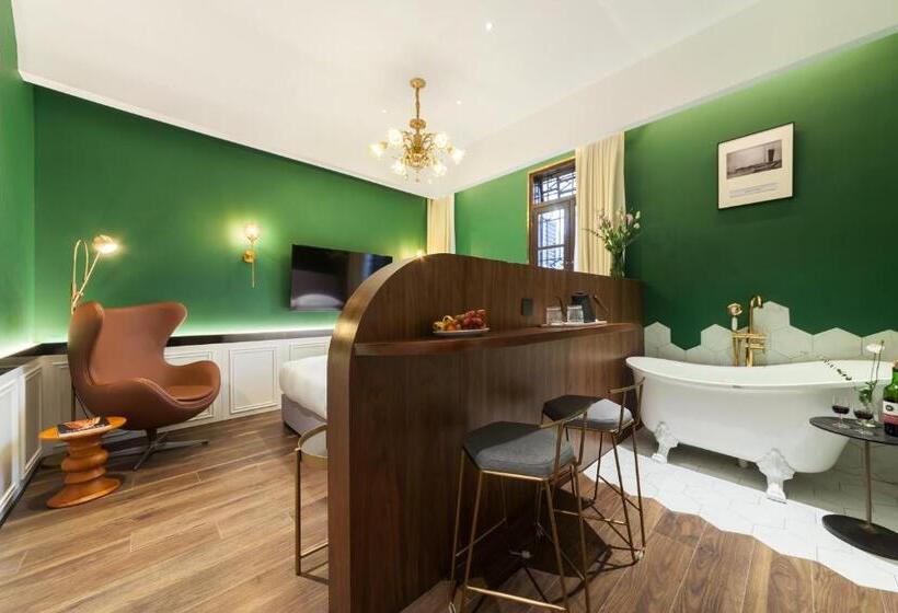 חדר סטנדרט נוף לים, 鼓浪屿和院黛峯人文民宿