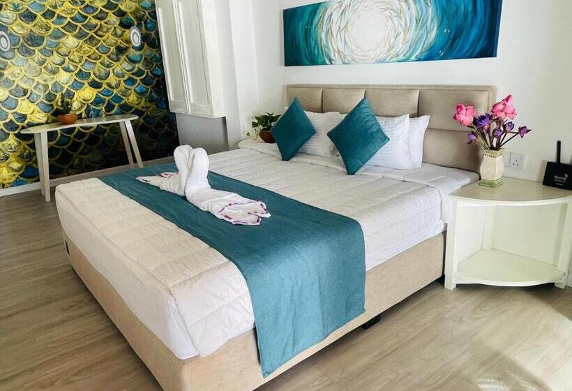 스탠다드 룸 바다 전망, Blue Maalu Resort