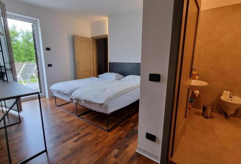 침실 1개 디럭스 아파트, Agritur Deromedi