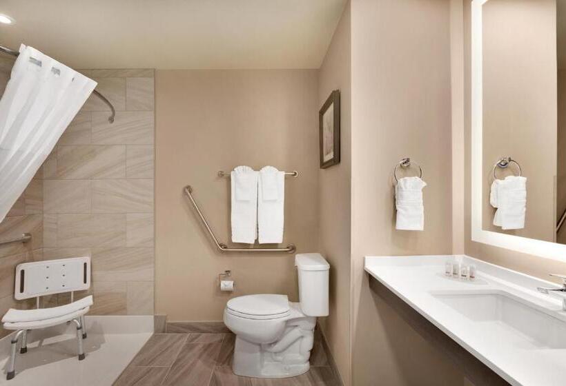 身障者適用キングサイズベッドルーム, Fairfield Inn & Suites By Marriott Airdrie