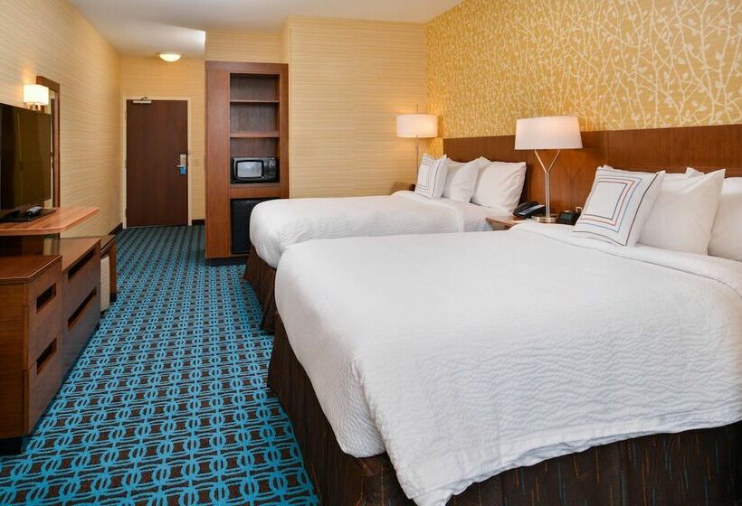 חדר סטנדרט שתי מיטות זוגיות, Fairfield Inn & Suites By Marriott Eugene East/springfield