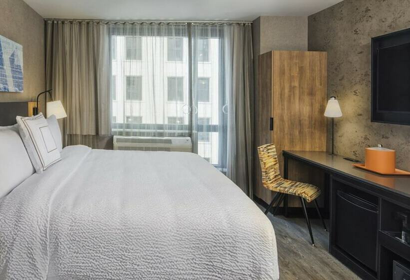 Quarto Estandar Cama Casal, Courtyard By Marriott New York World Trade Center Area