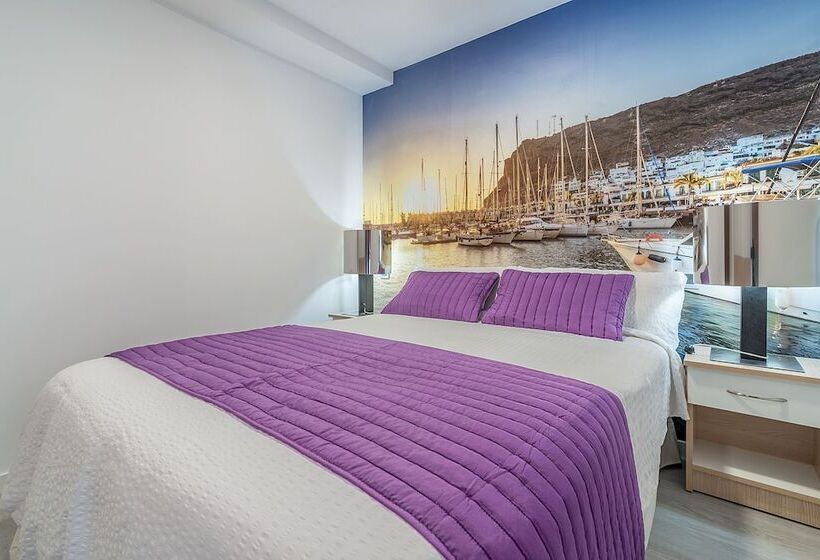 Apartamento 1 Quarto com Sacada Vista Piscina, Sol Mogan Suites - Adults Only