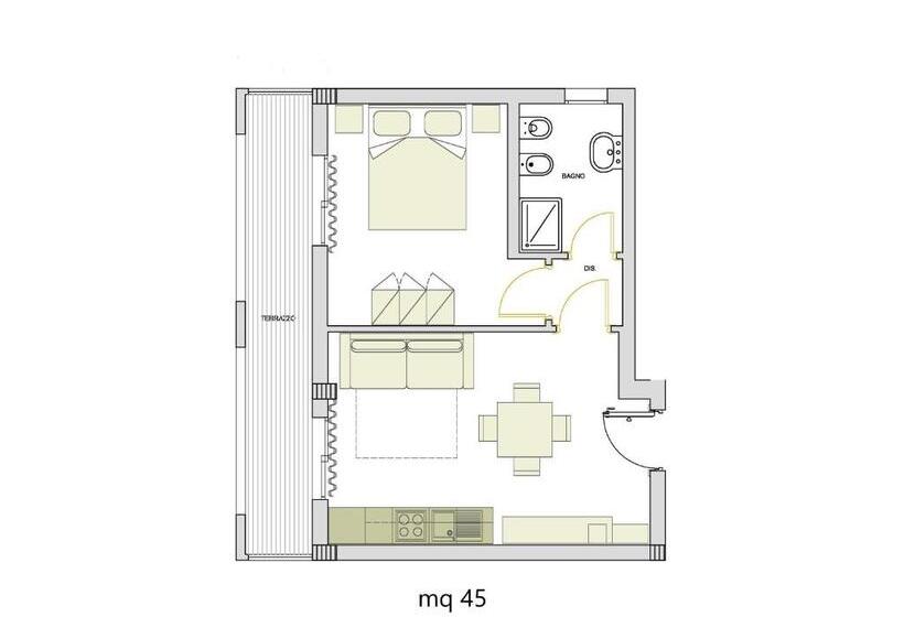 Апартаменты 1 Спальня, Alma Di Alghero Apartments