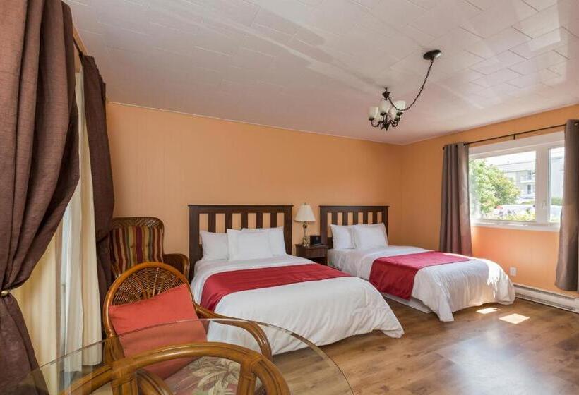Номер Стандарт 2 Двуспальные Кровати, Motel Au Fleuve D'argent