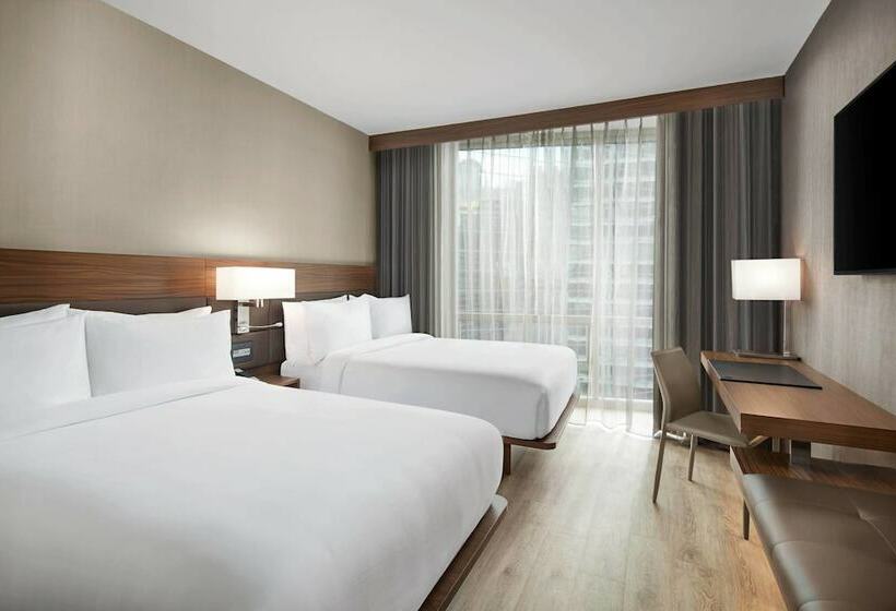 اتاق استاندارد با 2 تخت دوبل, Ac Hotel By Marriott New York Downtown