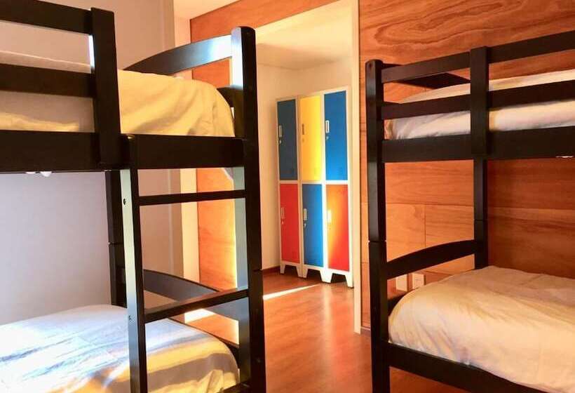 Кровать в Общей Комнате, Circus Hostel&hotel Montevideo