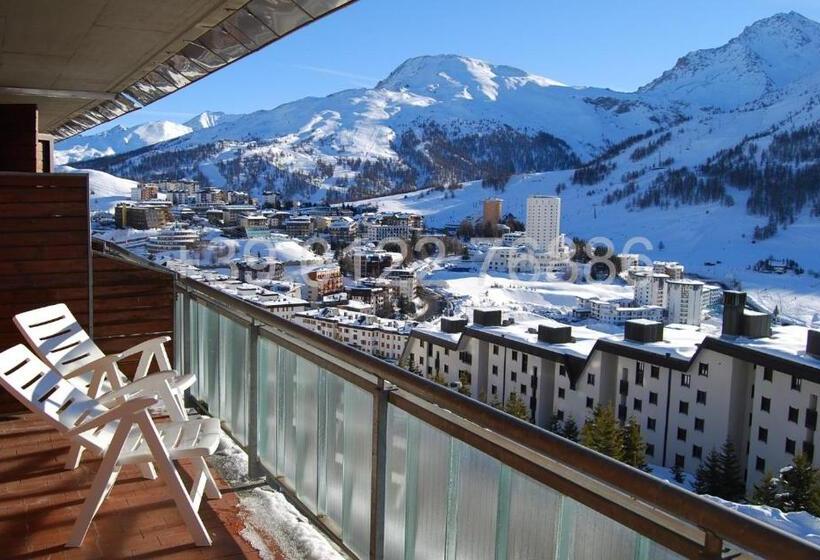 آپارتمان 1 خوابه با چشم‌انداز, Resort Palace Sestriere 1 E 2