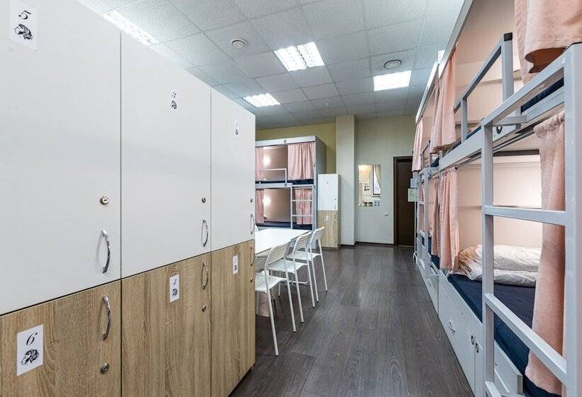 共用房间的床, Hostel Pushkin