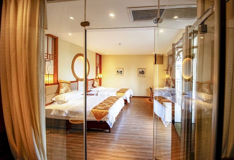 חדר משפחתי נוף להרים, Dongfang Tianshe Resort