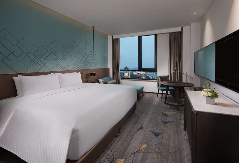 Номер Deluxe Вид на Море, Doubletree By Hilton Qingdao Oriental Movie Metropolis