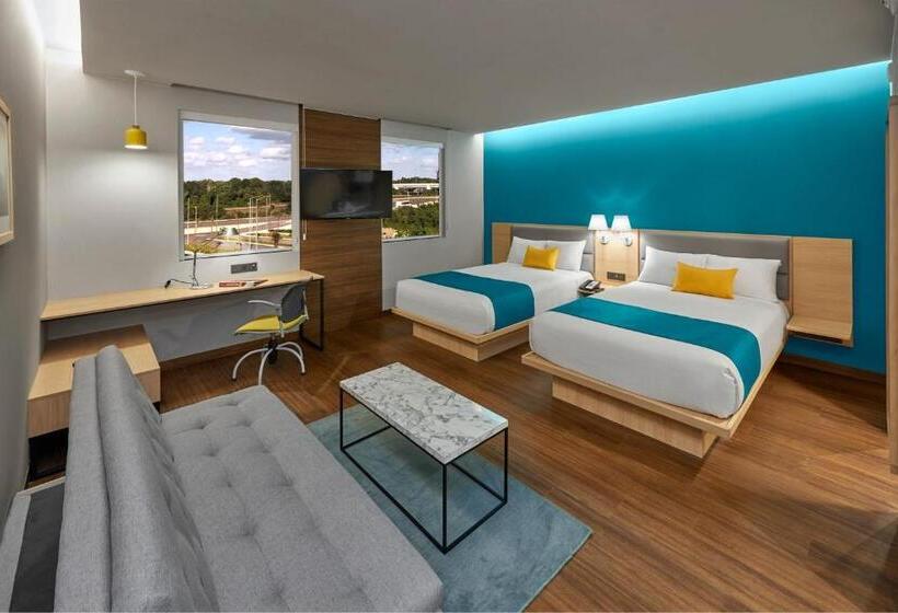 Люкс Кровать Кинг, City Express Suites By Marriott Cancún Aeropuerto