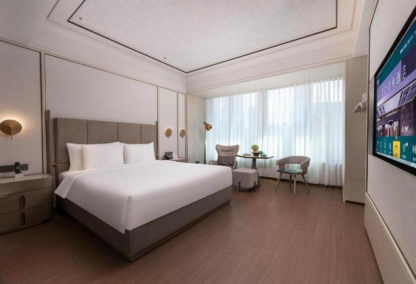 Deluxe Værelse King Size Seng, Maxx By Steigenberger Guangzhou Zhujiang New Town   Free Shuttle Bus To Canton Fair Complex During C