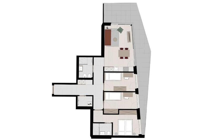 带3个卧室的公寓, Astor Apartments