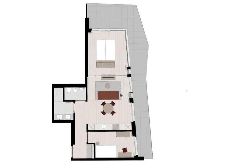 带1个卧室的豪华公寓, Astor Apartments