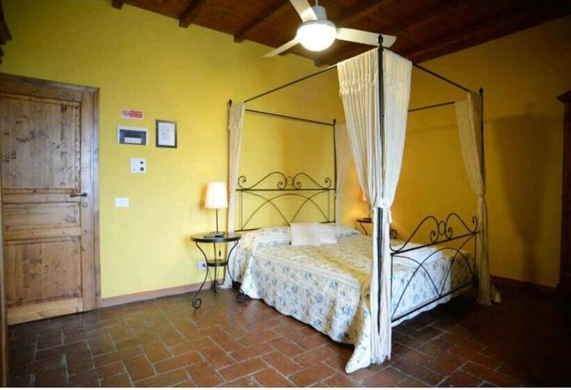 اتاق استاندارد سه تخته با چشم‌انداز باغ, Agriturismo Volta Di Sacco
