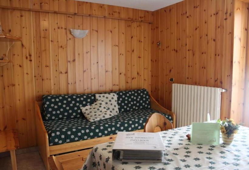 آپارتمان 1 خوابه با چشم‌انداز باغ, Chalet Bucaneve