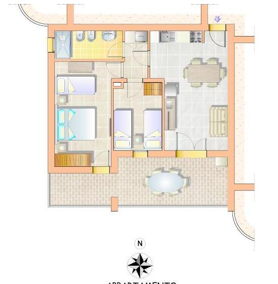 Апартаменты Superior 2 Спальни, Residence Serenissima