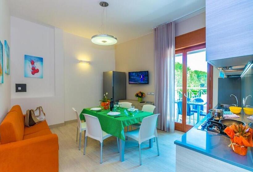 庭の見える１ベッドルームアパートメント, Villaggio Mare Blu