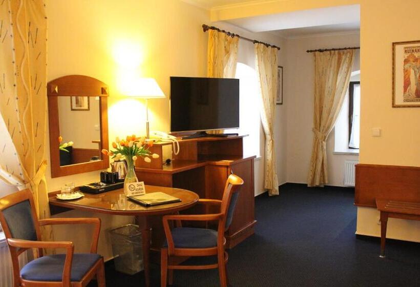 اتاق استاندارد با تخت بزرگ, Zámecký Hotel Zlatý Orel