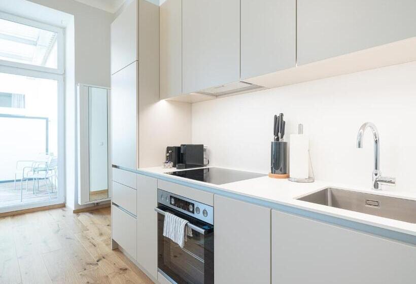침실 1개 발코니 아파트, Mint@naschmarkt Premium Apartments