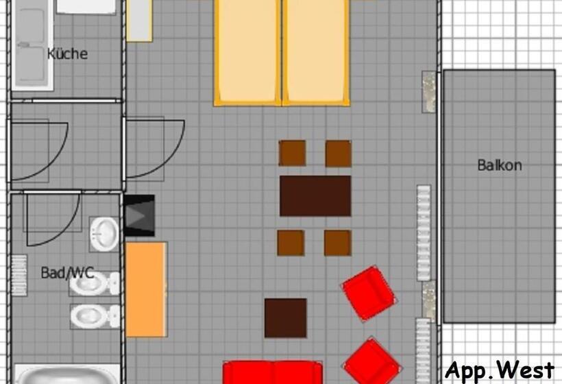 Апартаменты 1 Спальня с Балконом, Landhaus Gruden Sommerberg