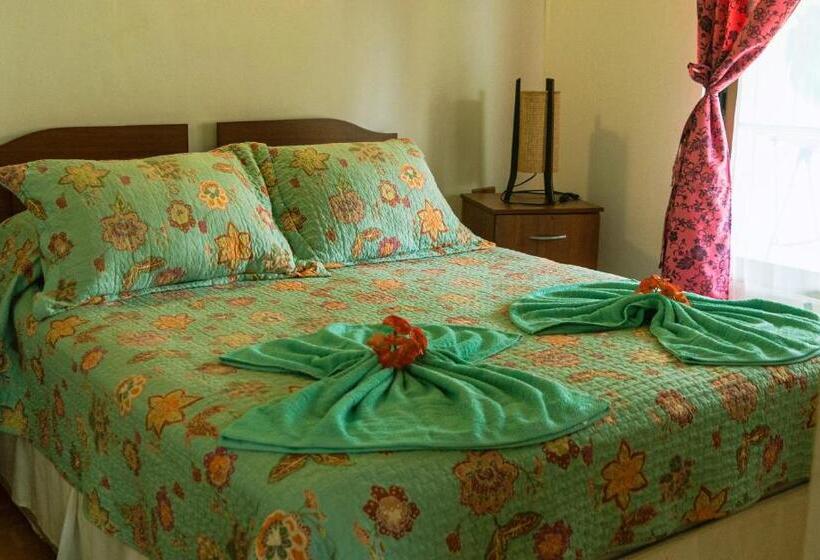 Четырехместный Номер Стандарт Вид на Сад, Hostal Y Cabañas Aorangi