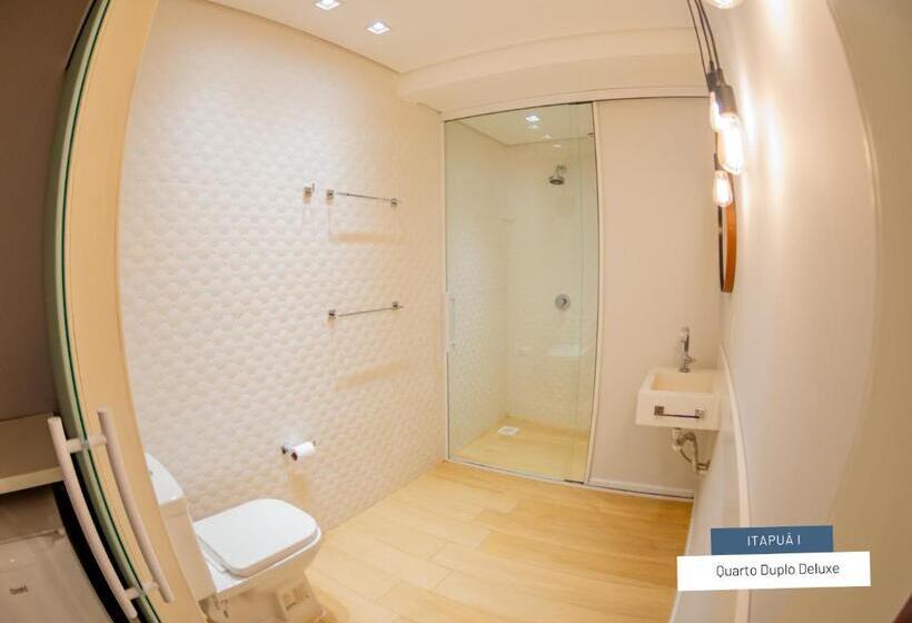 침실 1개 디럭스 아파트, Motel Itapuã I Fx Nova Camobi