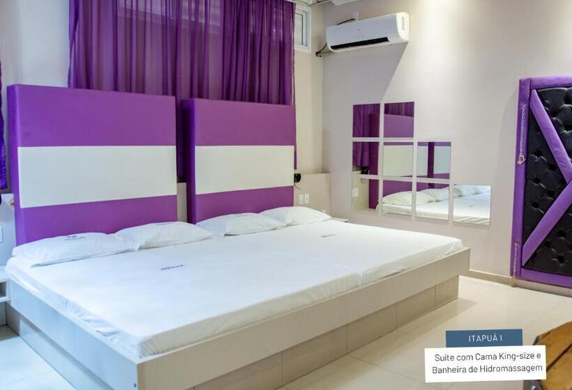 스위트 킹사이즈 침대, Motel Itapuã I Fx Nova Camobi