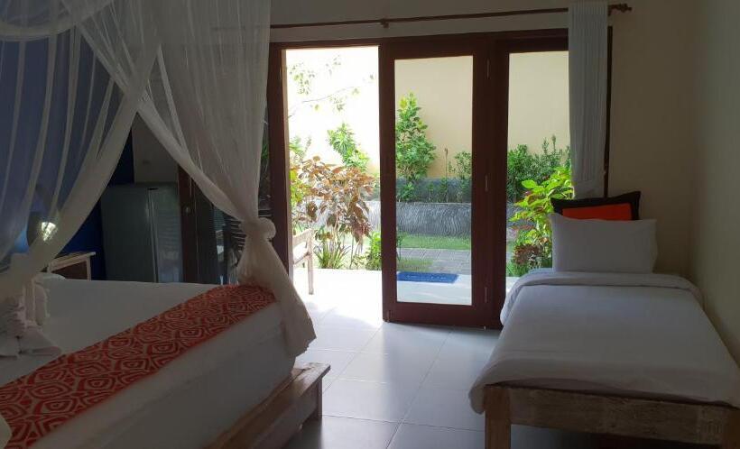 스탠다드 방갈로 정원 전망, Nalini Resort