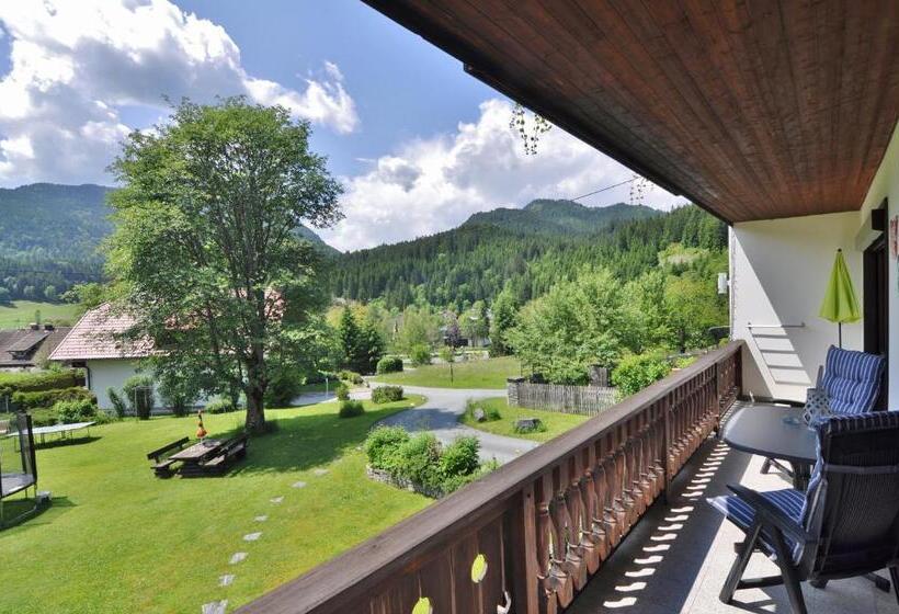 Апартаменты 1 Спальня с Балконом, Pension & Apartments Weissbriach