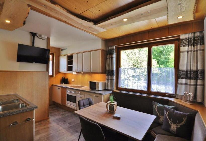 Апартаменты 2 Спальни, Pension & Apartments Weissbriach