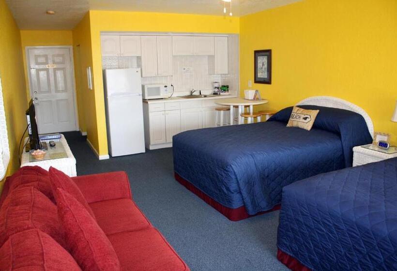 带观景的标准间, Barefoot Bay Resort Motel