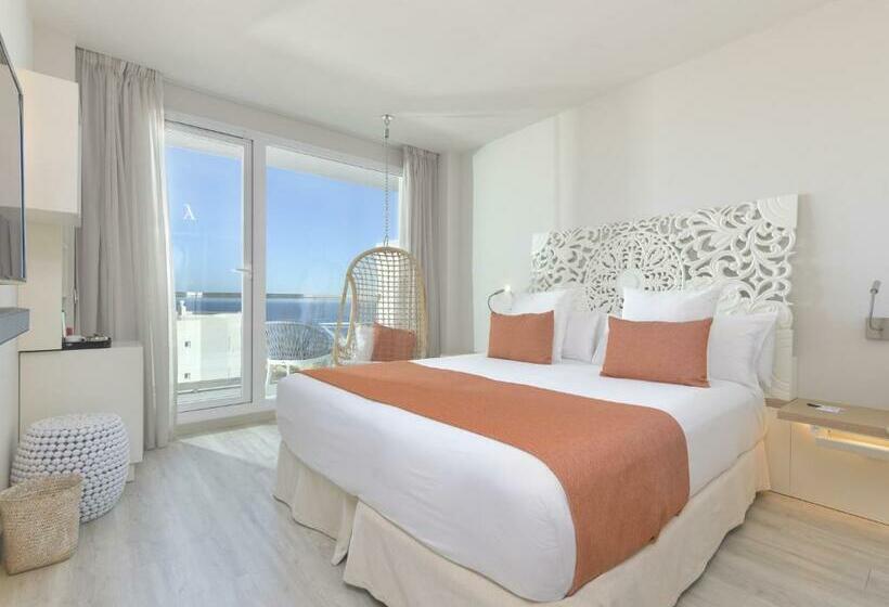 片側に海が見えるデラックスルーム, Amàre Beach Hotel Ibiza - Adults Recommended