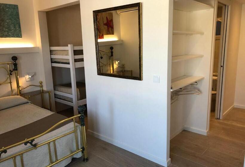 סוויטה משפחתית עם 2 חדרי שינה ומרפסת, Claramar