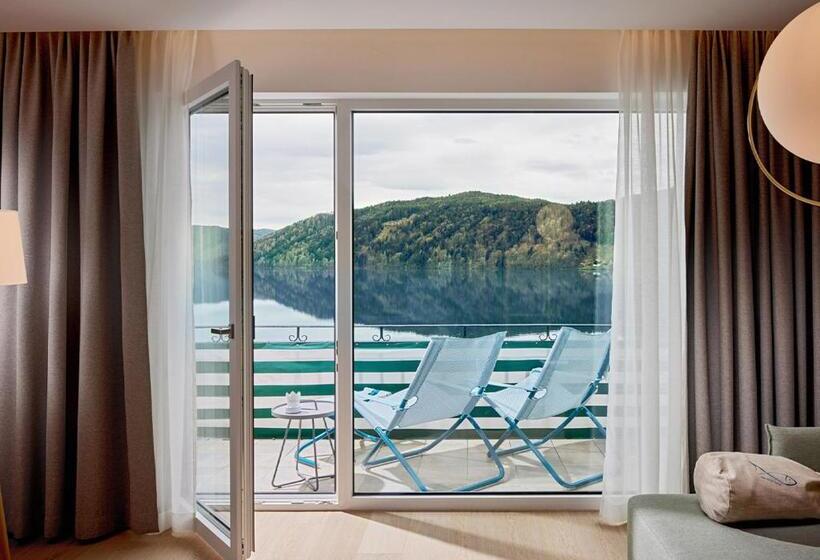 جناح جونيور مطل علي البحيرة, Seeglück Hotel Forelle Superior