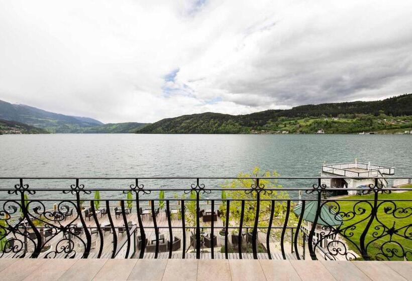 Suite with lake view, Seeglück Hotel Forelle Superior