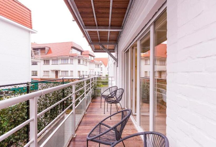 带1个卧室的带阳台的公寓, Atlanta Knokke