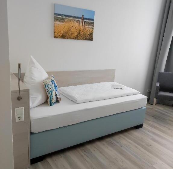 Pokój Jednoosobowy Standard Widok Morze, Nordsee Hotel Borkum