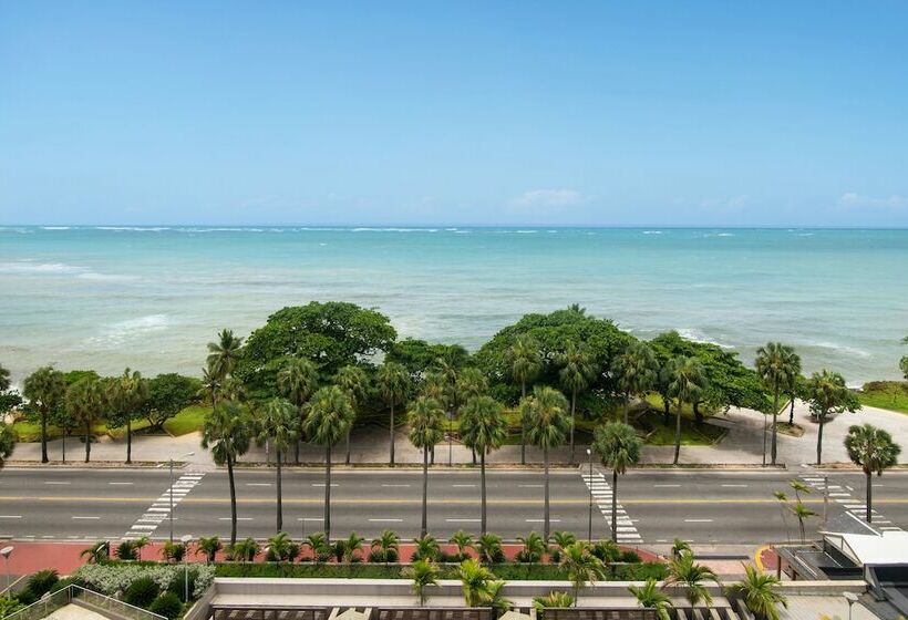 带海景的俱乐部房间, Sheraton Santo Domingo