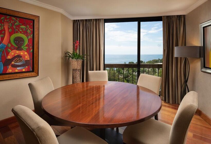 带海景的俱乐部房间, Sheraton Santo Domingo