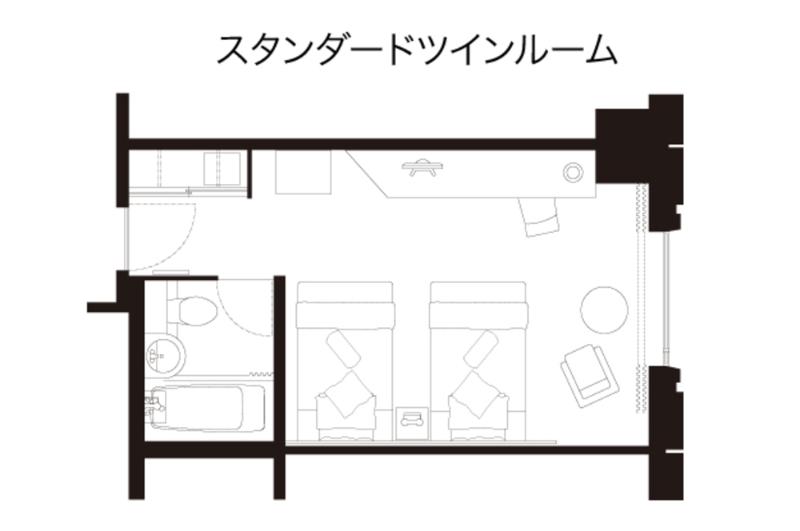 스탠다드 룸, Ana Crowne Plaza Hiroshima, An Ihg
